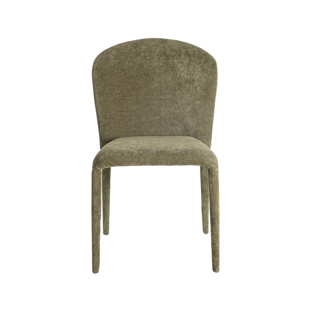 Pack de 4 Sillas Apilable Verde Tejido Salón 50 x 61 x 82 cm - Imagen 2