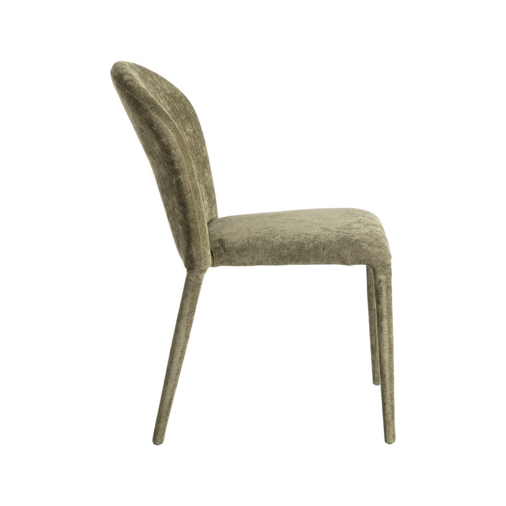 Pack de 4 Sillas Apilable Verde Tejido Salón 50 x 61 x 82 cm - Imagen 4