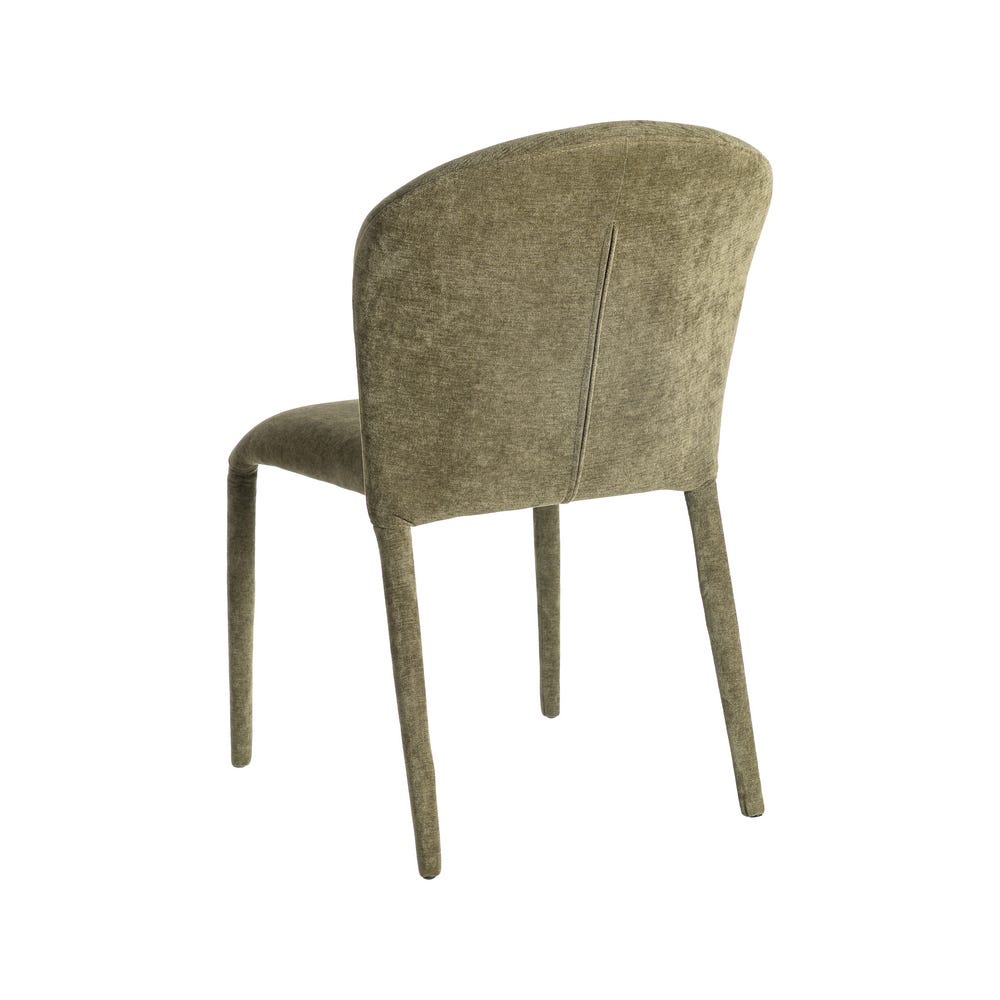 Pack de 4 Sillas Apilable Verde Tejido Salón 50 x 61 x 82 cm - Imagen 5
