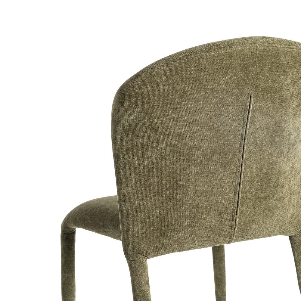 Pack de 4 Sillas Apilable Verde Tejido Salón 50 x 61 x 82 cm - Imagen 6