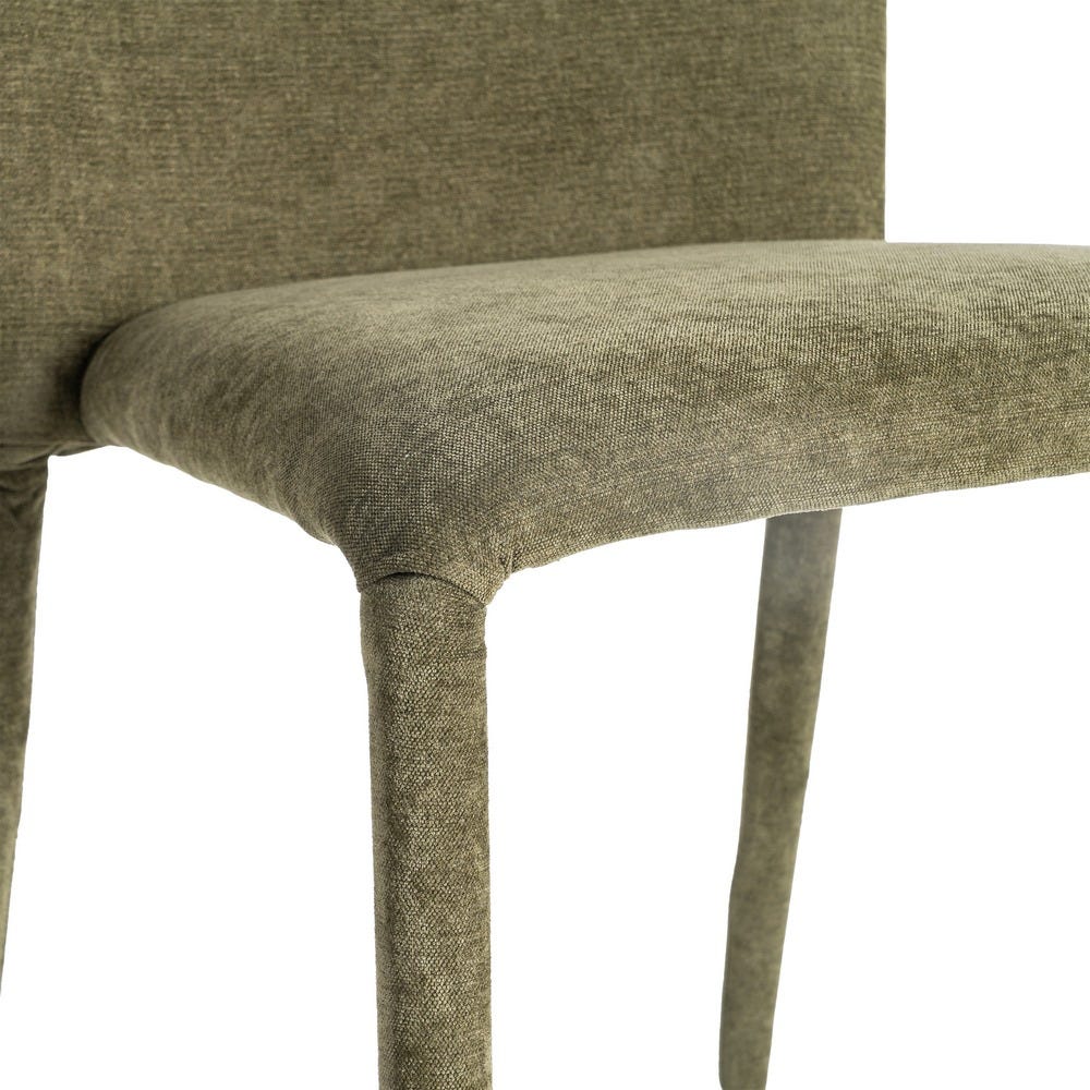 Pack de 4 Sillas Apilable Verde Tejido Salón 50 x 61 x 82 cm - Imagen 7