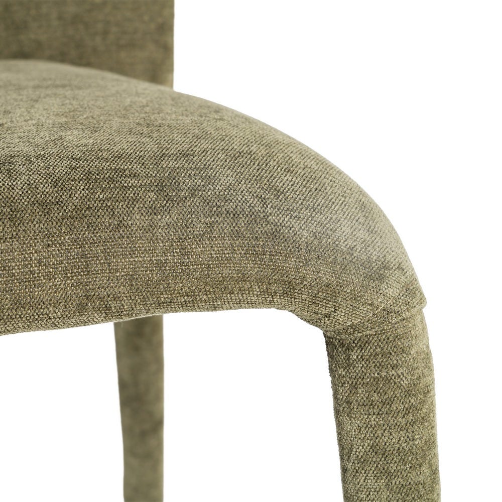 Pack de 4 Sillas Apilable Verde Tejido Salón 50 x 61 x 82 cm - Imagen 8