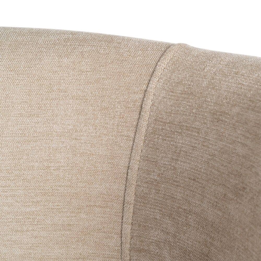 Silla Taupe Tejido 100% Poliéster 58x55x76 cm con Relleno de Espuma - Imagen 9