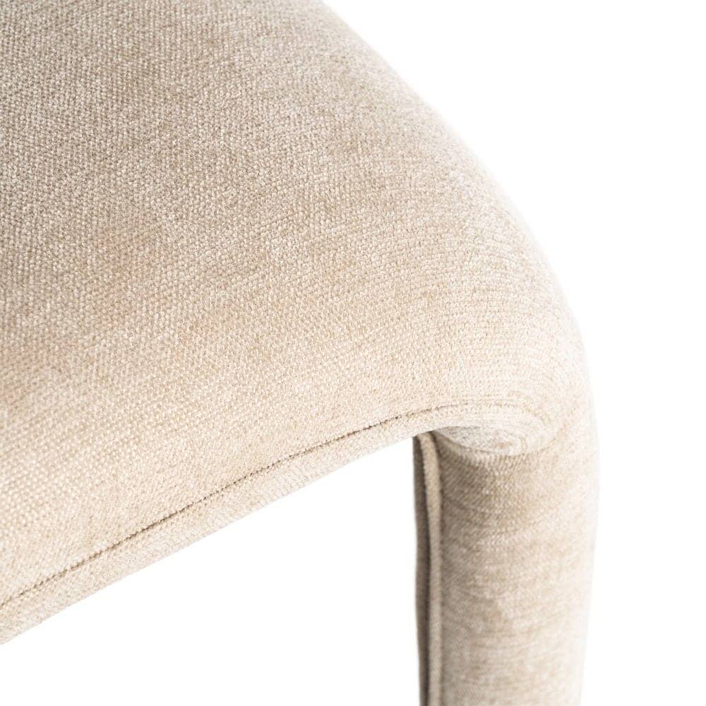 Silla Taupe Tejido 100% Poliéster 58x55x76 cm con Relleno de Espuma - Imagen 10