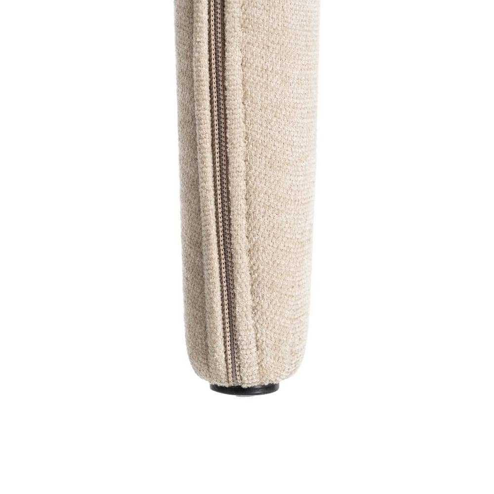 Silla Taupe Tejido 100% Poliéster 58x55x76 cm con Relleno de Espuma - Imagen 11