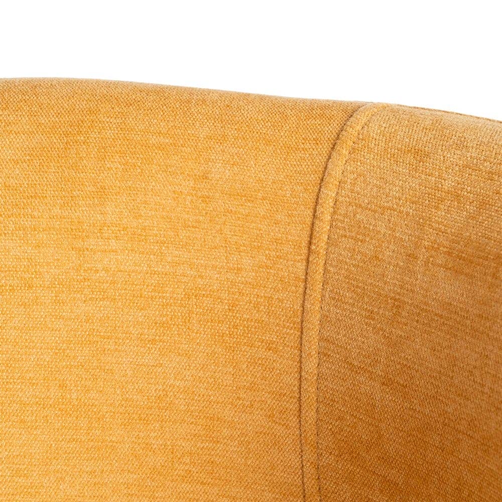 Silla Mostaza Tejido 100% Poliéster 58x55x76 cm con Relleno de Espuma - Imagen 9