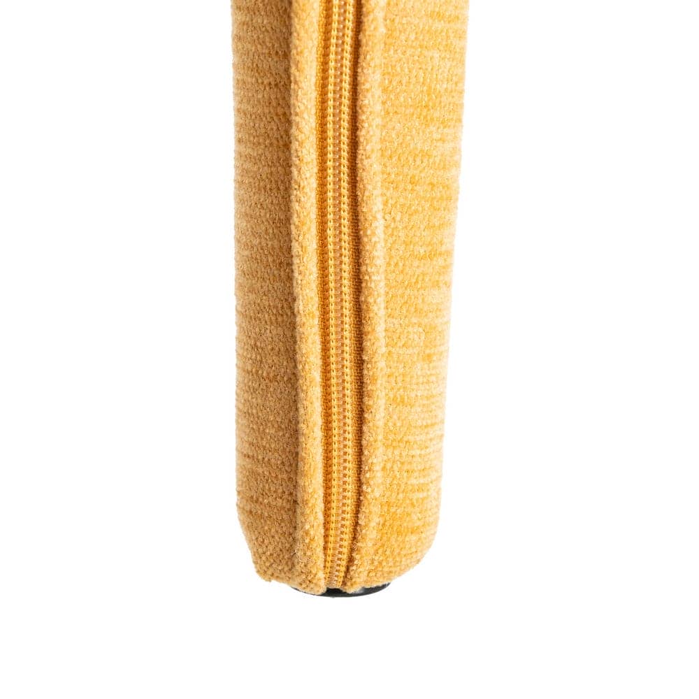 Silla Mostaza Tejido 100% Poliéster 58x55x76 cm con Relleno de Espuma - Imagen 11