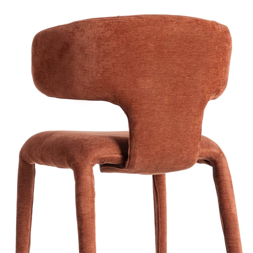 Silla Teja Tejido 100% Poliéster 58x55x76 cm con Relleno de Espuma - Imagen 5