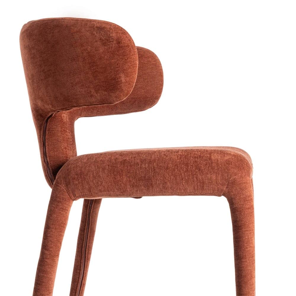 Silla Teja Tejido 100% Poliéster 58x55x76 cm con Relleno de Espuma - Imagen 6
