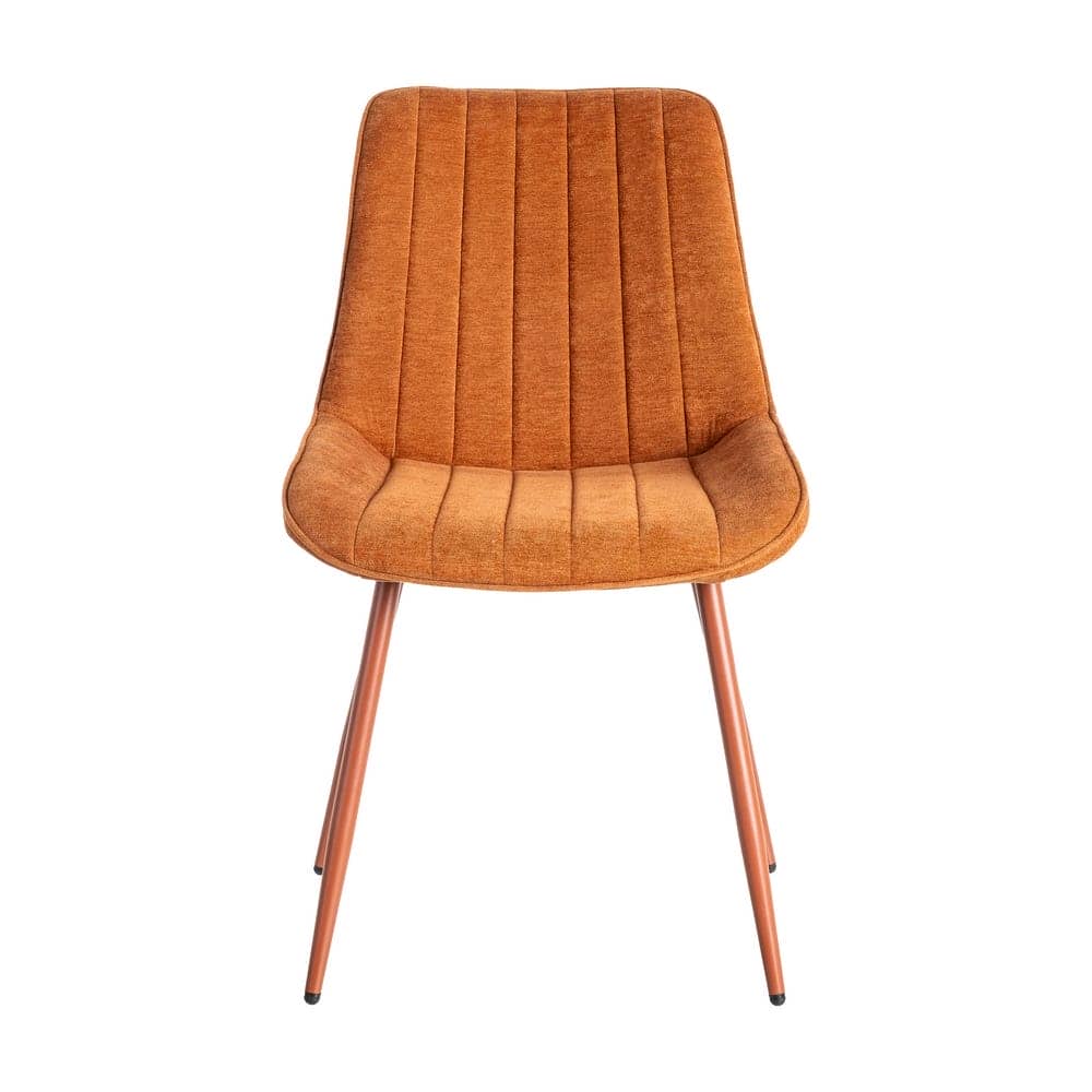 Silla Teja Tejido 100% Poliéster con Patas de Hierro 50x60x85 cm - Imagen 2