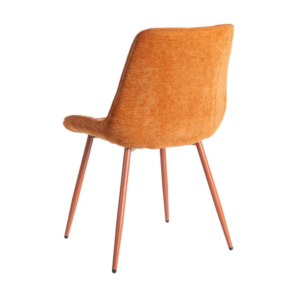Silla Teja Tejido 100% Poliéster con Patas de Hierro 50x60x85 cm - Imagen 4