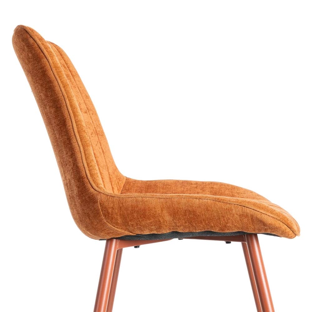 Silla Teja Tejido 100% Poliéster con Patas de Hierro 50x60x85 cm - Imagen 6