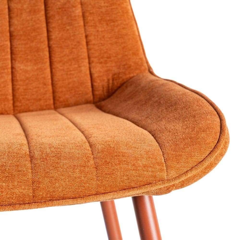 Silla Teja Tejido 100% Poliéster con Patas de Hierro 50x60x85 cm - Imagen 8