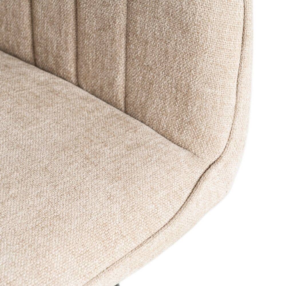 Silla Beige de Tejido y Metal, 55x58.5x84 cm, Normativa EN16139 - Imagen 8