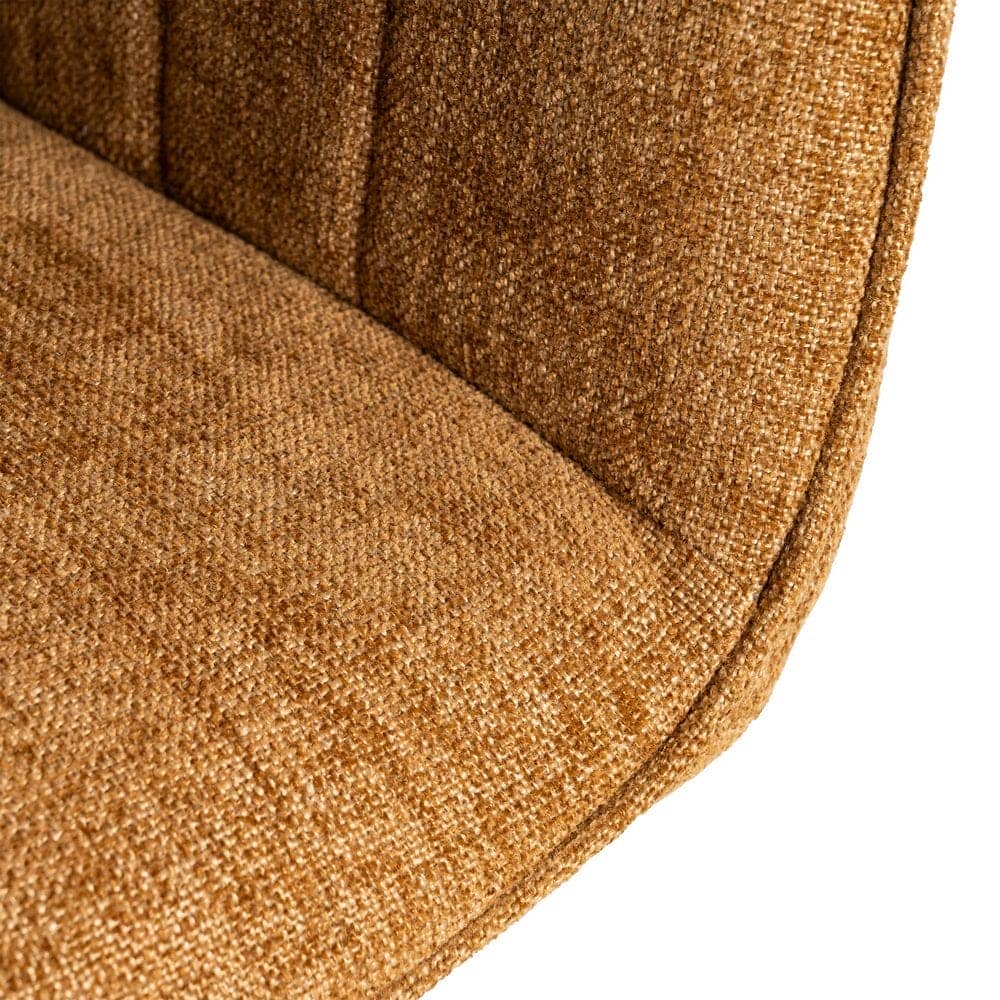 Silla Marrón de Tejido y Metal, 55x58.5x84 cm, Normativa EN16139 - Imagen 8
