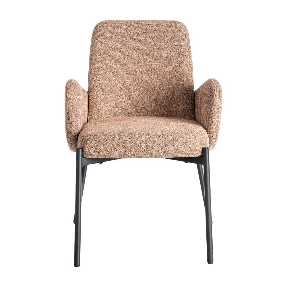 Silla Jaspeada Rosa Tejido-Metal 56x57x84 cm, No Apilable, Normativa EN16139 - Imagen 2