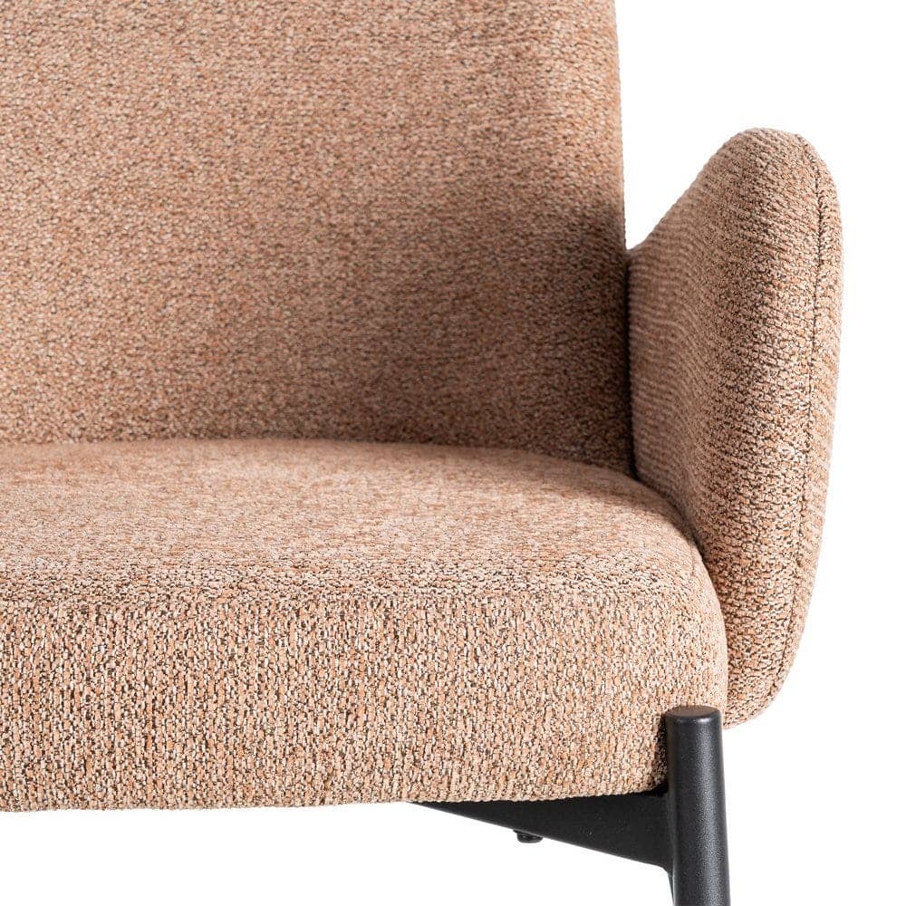 Silla Jaspeada Rosa Tejido-Metal 56x57x84 cm, No Apilable, Normativa EN16139 - Imagen 7