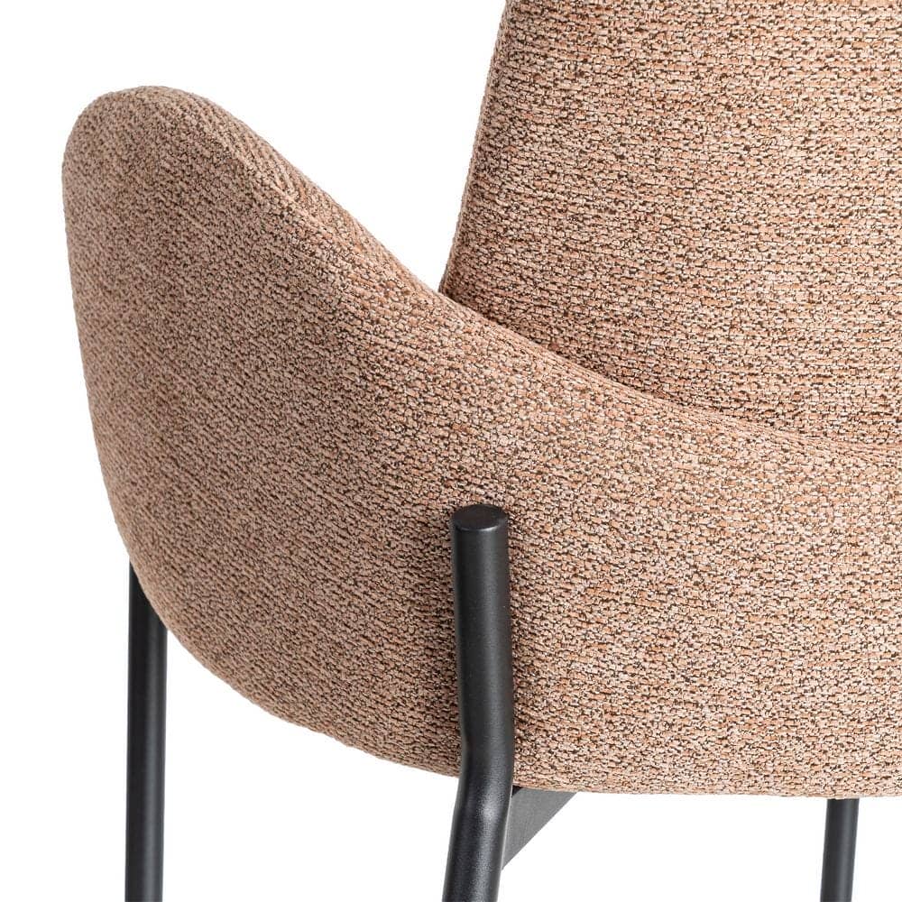 Silla Jaspeada Rosa Tejido-Metal 56x57x84 cm, No Apilable, Normativa EN16139 - Imagen 8