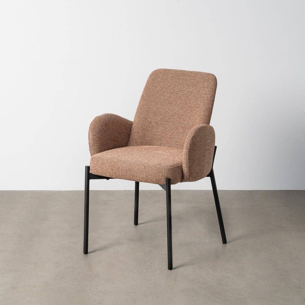 Silla Jaspeada Rosa Tejido-Metal 56x57x84 cm, No Apilable, Normativa EN16139 - Imagen 11