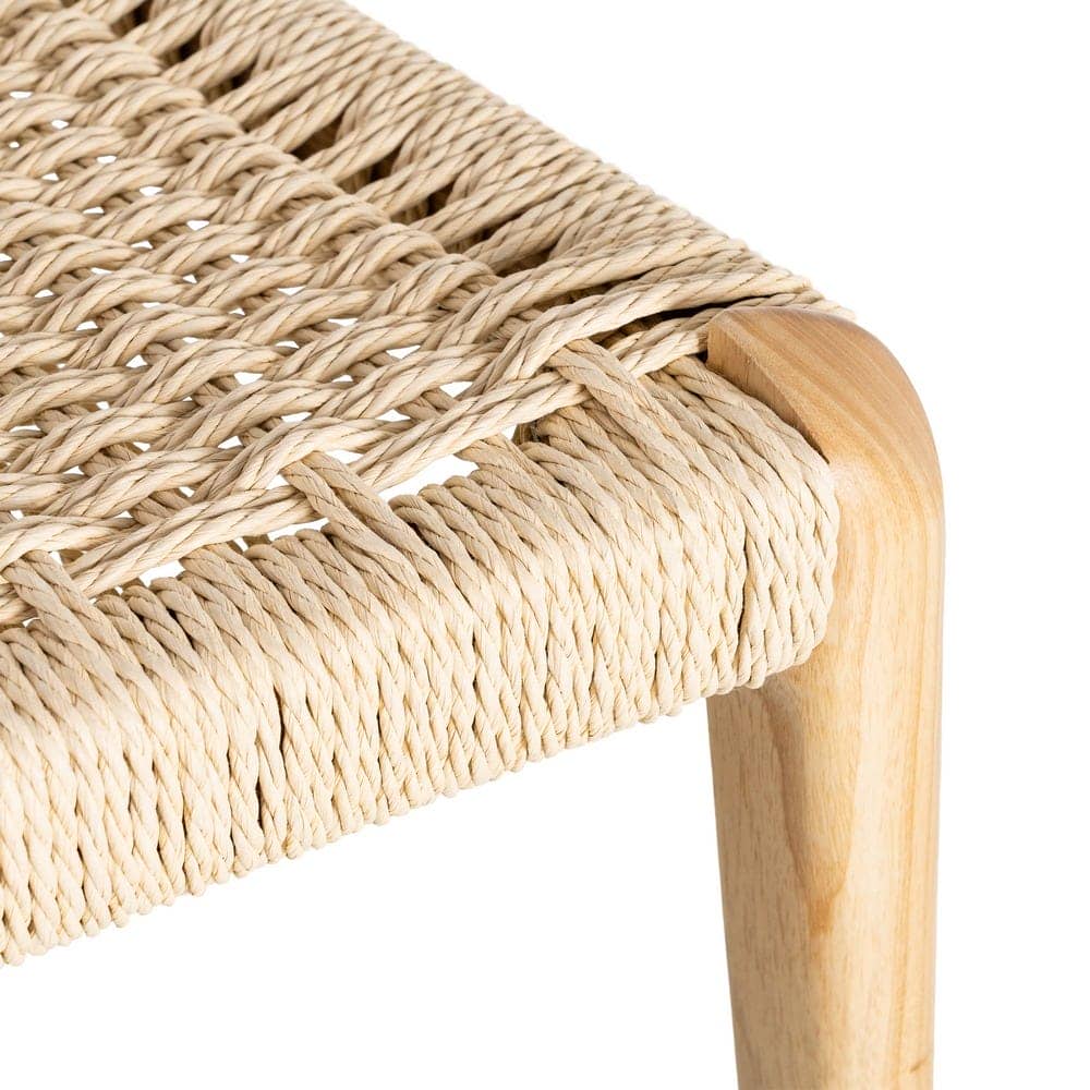 Silla Natural-Beige de Madera de Fresno, 46x50x81 cm, Sin Montaje - Imagen 9