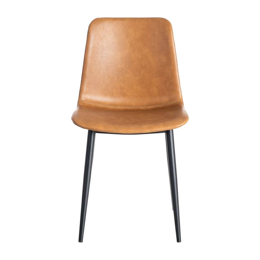 Silla Camel de Metal y Simil Piel, 45x47x81 cm, Requiere Montaje - Imagen 2
