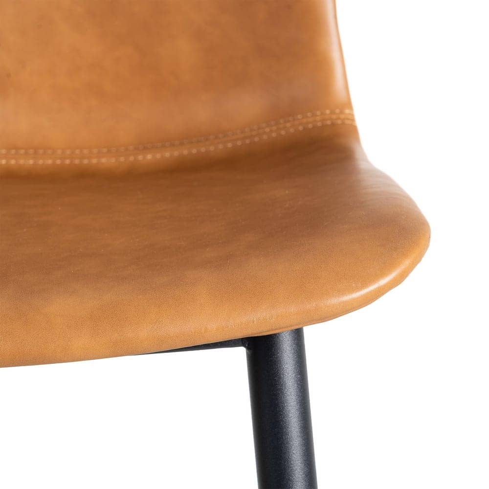 Silla Camel de Metal y Simil Piel, 45x47x81 cm, Requiere Montaje - Imagen 8