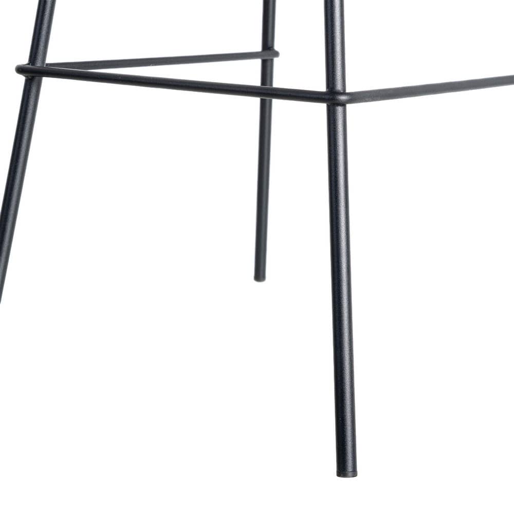 Taburete Camel de Metal y Simil Piel, 44,5x48,5x93,5 cm, Requiere Montaje - Imagen 6