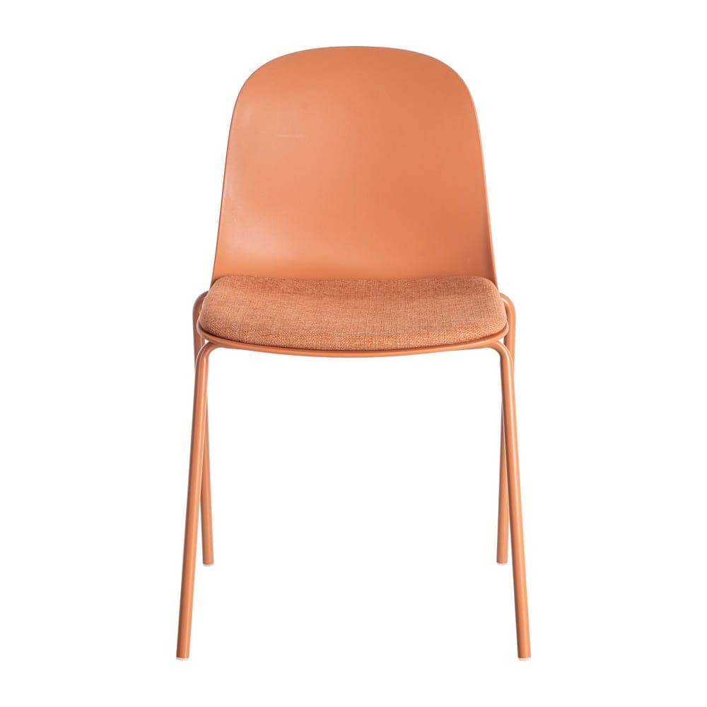 Silla Teja PP-Metal Interior 46x51x85 cm, Asiento 100% Poliéster, Acero - Imagen 2