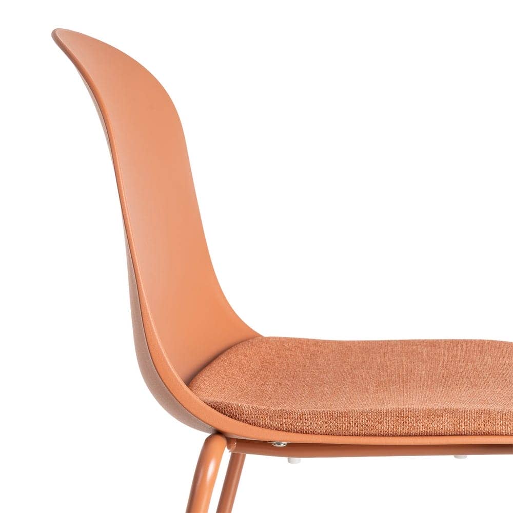 Silla Teja PP-Metal Interior 46x51x85 cm, Asiento 100% Poliéster, Acero - Imagen 6