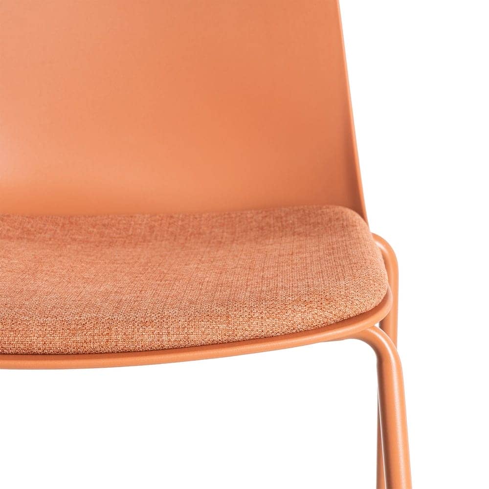 Silla Teja PP-Metal Interior 46x51x85 cm, Asiento 100% Poliéster, Acero - Imagen 8