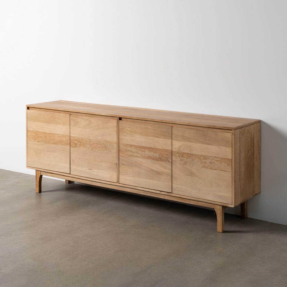 Aparador Natural Madera De Mango Salón 200 x 45 x 76 cm - Imagen 10