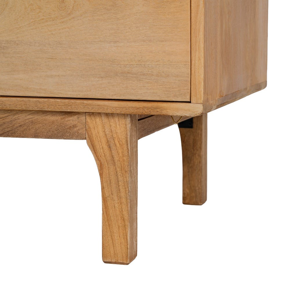 Aparador Natural Madera De Mango Salón 200 x 45 x 76 cm - Imagen 9