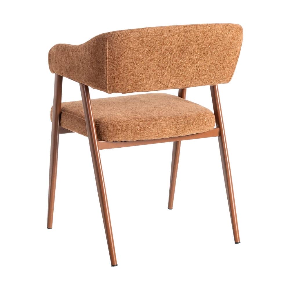 Silla Teja de Tejido 100% Poliéster y Patas de Acero 56x60x81 cm - Imagen 4