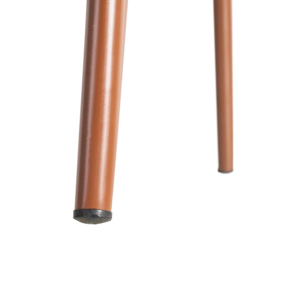 Silla Teja de Tejido 100% Poliéster y Patas de Acero 56x60x81 cm - Imagen 11