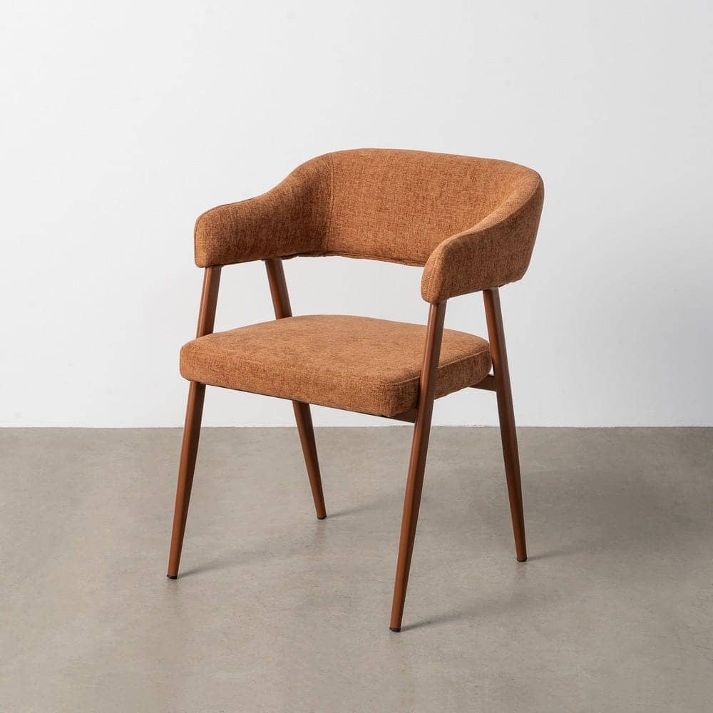 Silla Teja de Tejido 100% Poliéster y Patas de Acero 56x60x81 cm - Imagen 12