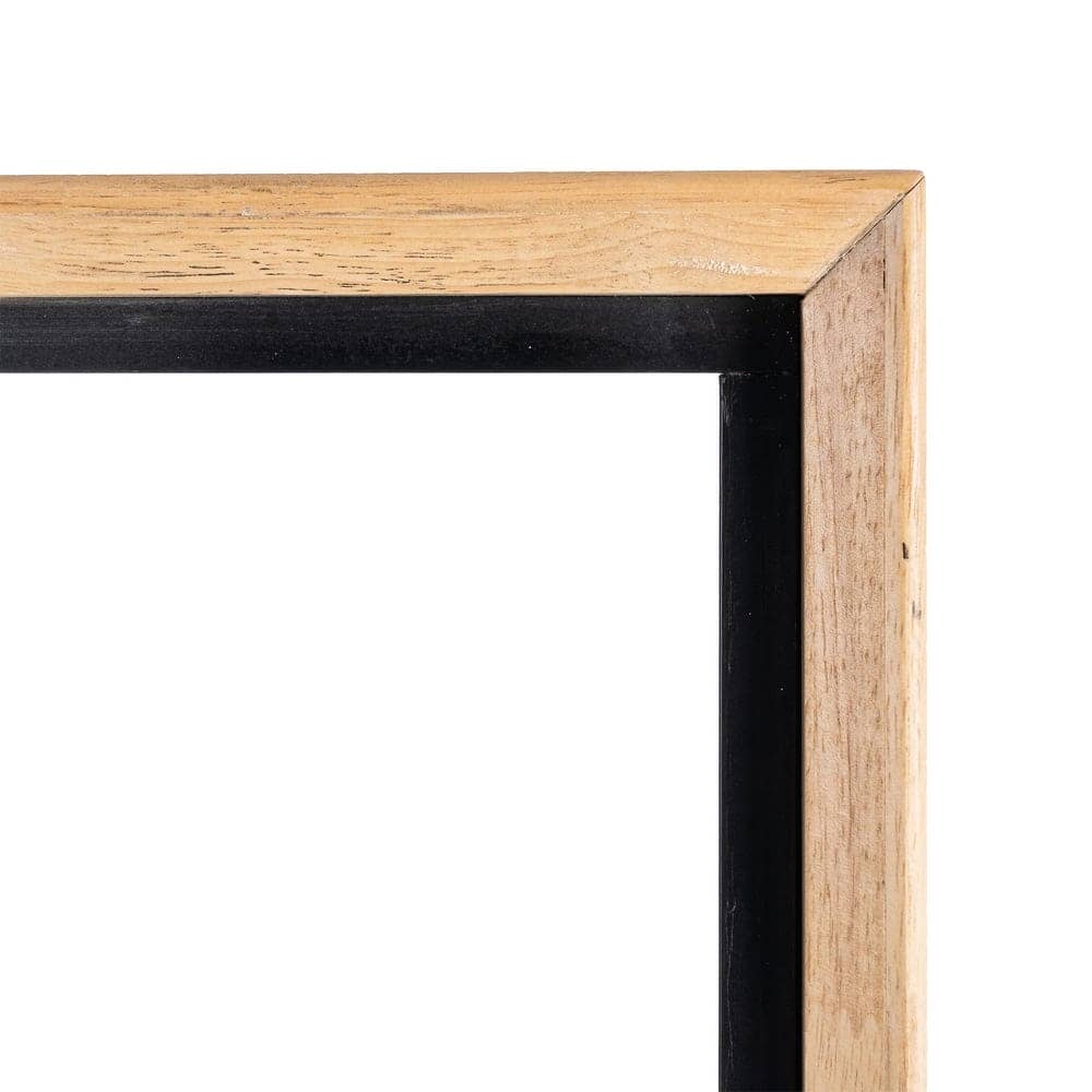 Armario Sintra Natural y Negro de Madera y Metal 84,5x40x153 cm - Imagen 8