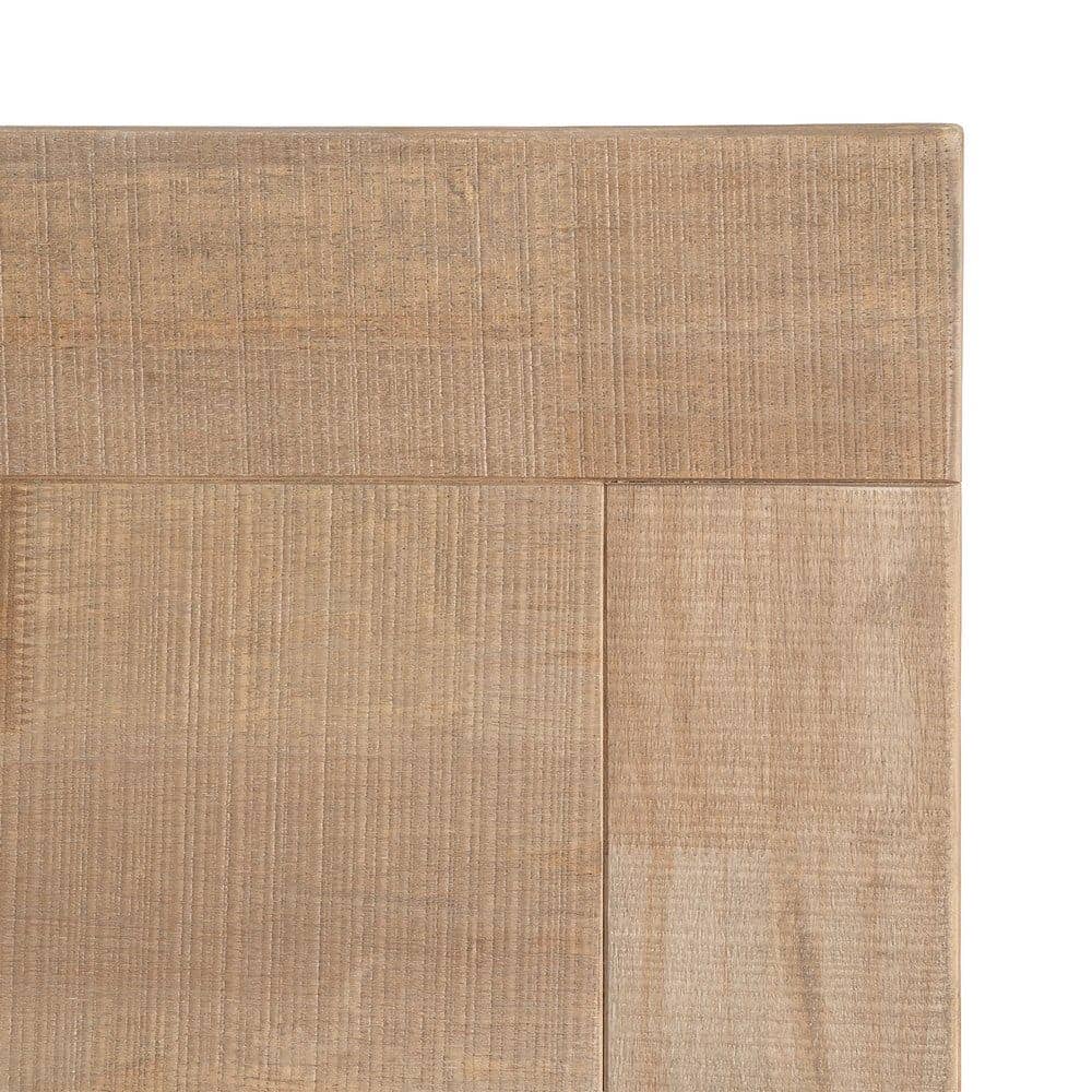 Mesa Comedor Natural de Madera de Caucho 200x90 cm, Montaje Requerido - Imagen 6