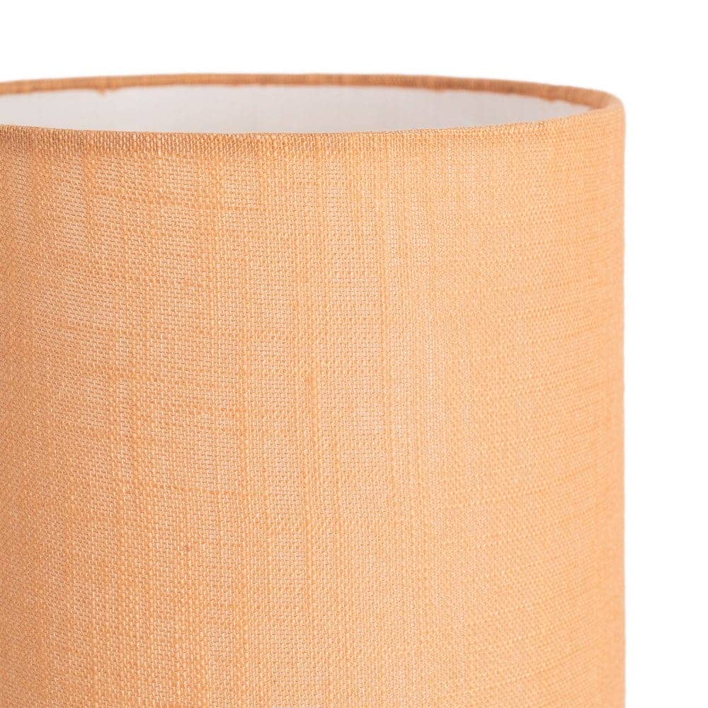 Lámpara de Mesa Cerámica con Pantalla de Tejido, 22,5x22,5x43 cm - Imagen 3