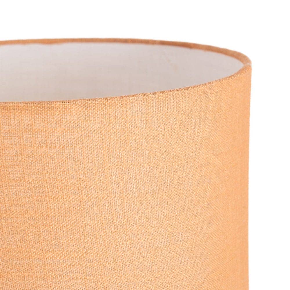 Lámpara de Mesa Cerámica con Pantalla de Tejido, 25x25x48 cm, 220V - Imagen 3