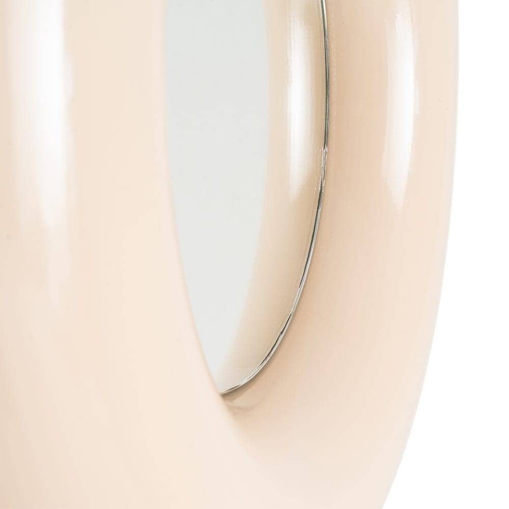 Espejo Beige de Metal 49x5 cm con Anclaje y Medida Interior 25 cm - Imagen 2