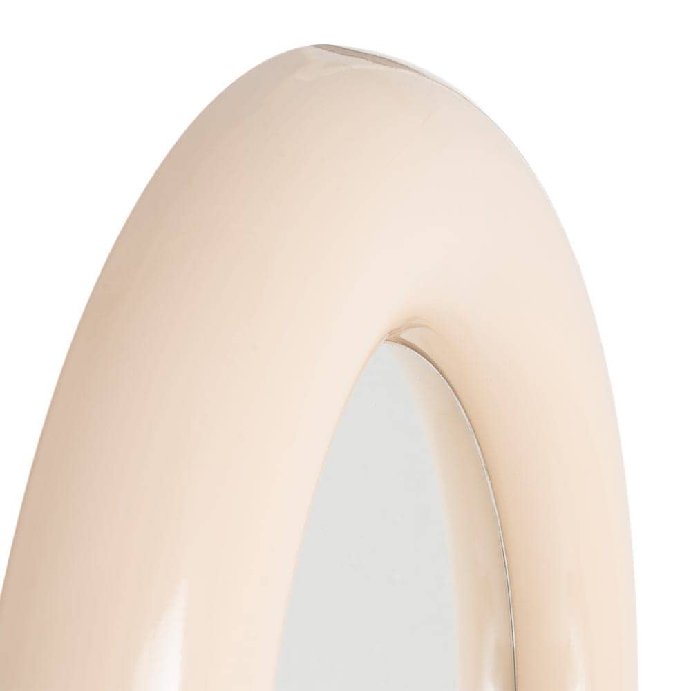 Espejo Beige de Metal 64x5x64 cm con Anclaje y Medida Interior 40 cm - Imagen 5