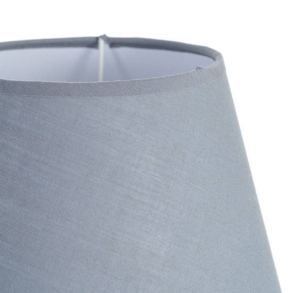 Lámpara de Mesa Azul Cerámica con Tulipa Textil 22x22x30 cm - Imagen 3