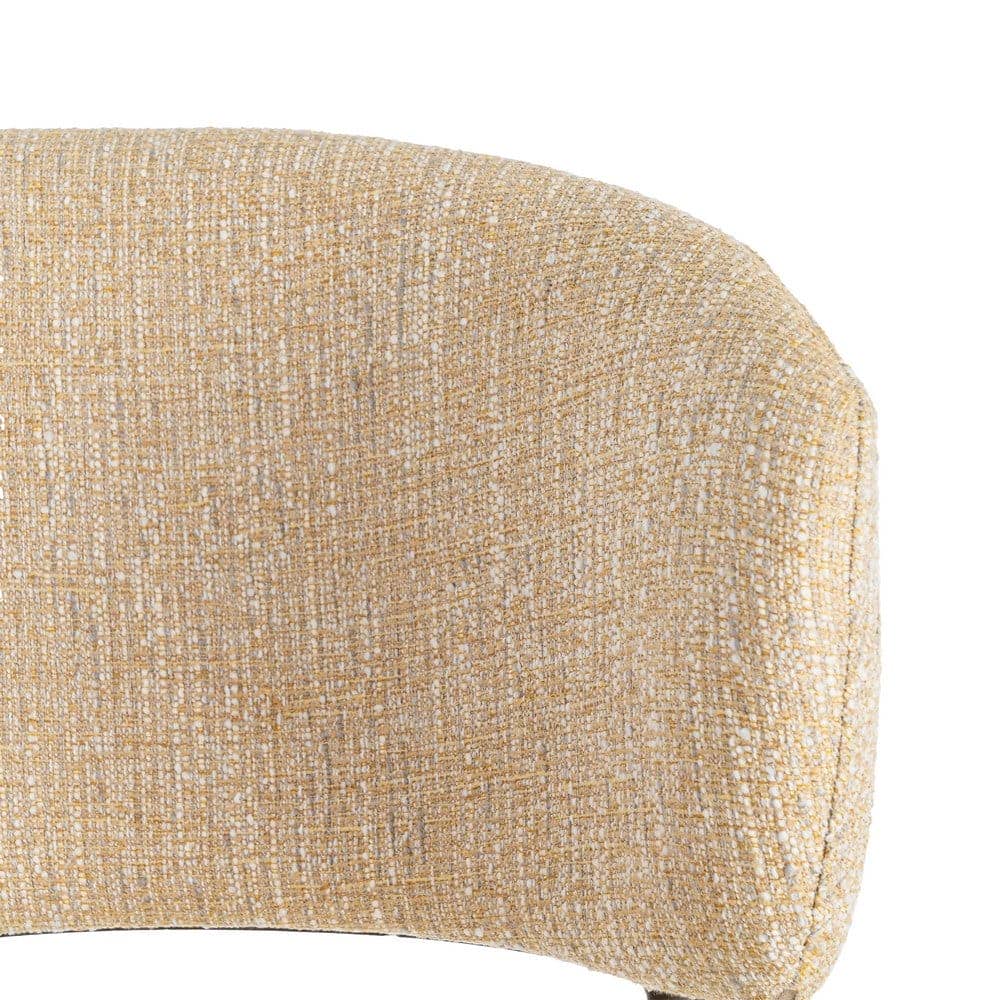 Silla Jaspeada Mostaza Tejido 100% Poliéster y Metal 57x60x81 cm - Imagen 9