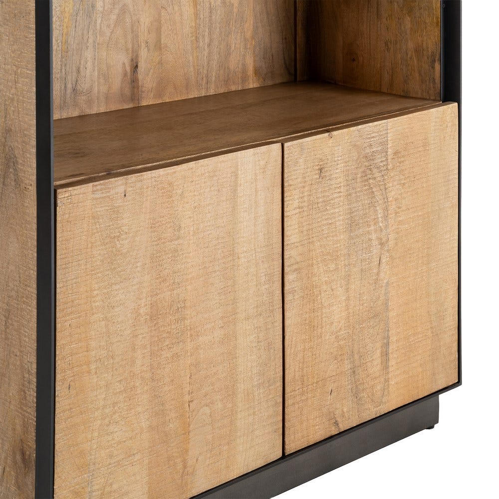 Alacena Natural Madera De Mango Salón 90 x 44 x 180 cm - Imagen 6