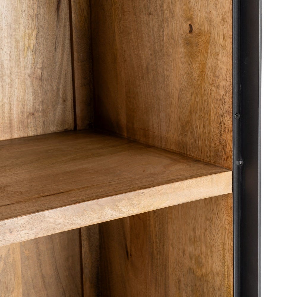 Alacena Natural Madera De Mango Salón 90 x 44 x 180 cm - Imagen 8
