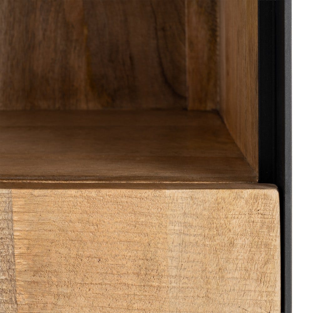 Alacena Natural Madera De Mango Salón 90 x 44 x 180 cm - Imagen 10