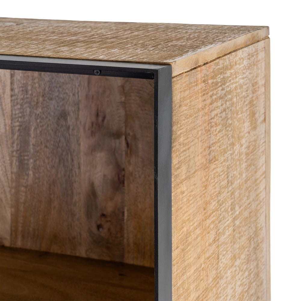 Alacena Natural Madera De Mango Salón 90 x 44 x 180 cm - Imagen 11