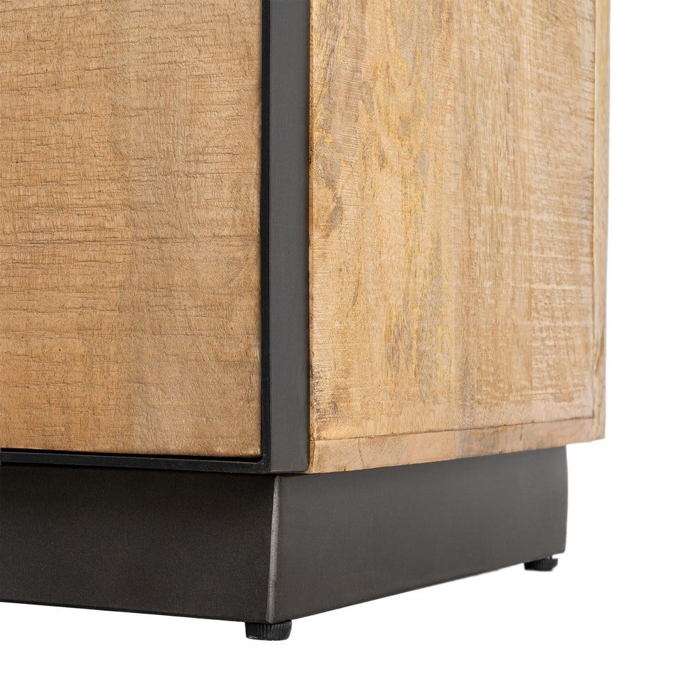 Alacena Natural Madera De Mango Salón 90 x 44 x 180 cm - Imagen 12