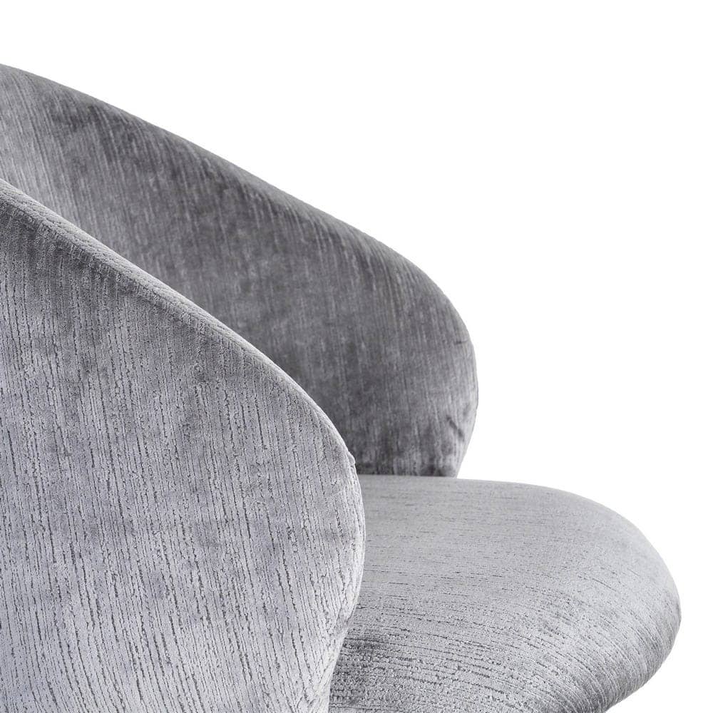 Silla Gris de Poliéster y Metal, 58x60x80,5 cm, Altura Asiento 47 cm - Imagen 7