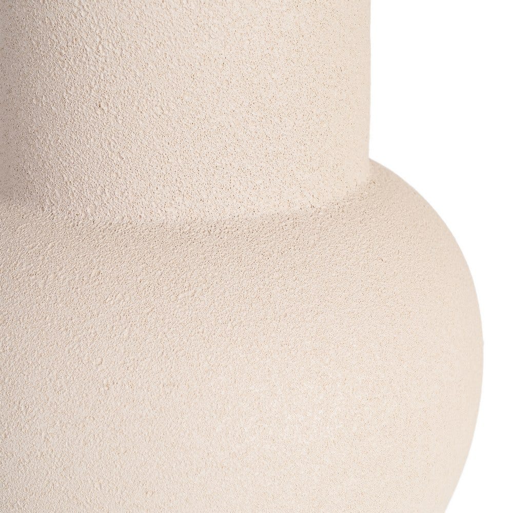 Jarrón Crema Cerámica Decoración 16 x 16 x 40 cm - Imagen 5